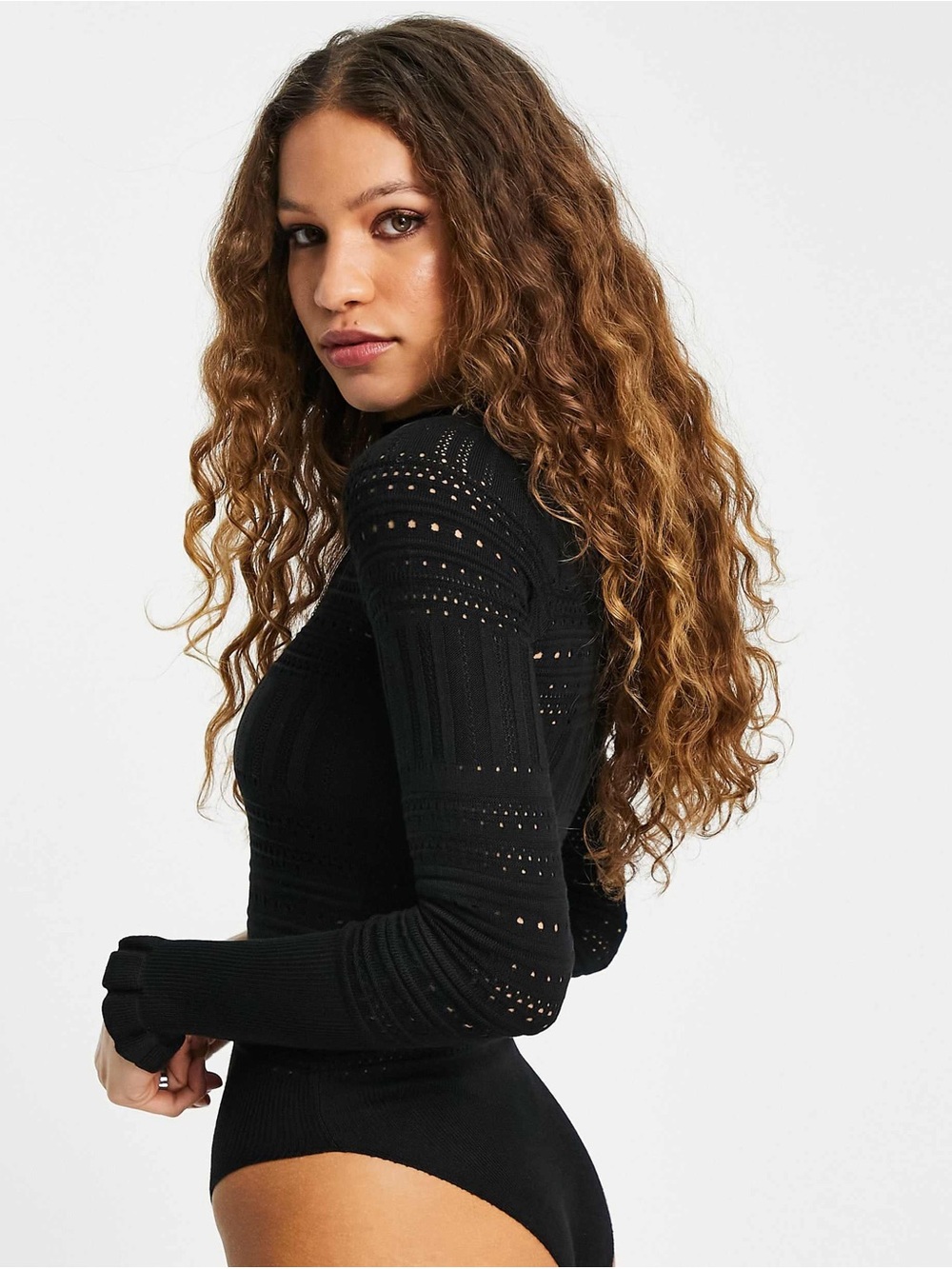 Free People Pretty in Pointelle Bodysuit